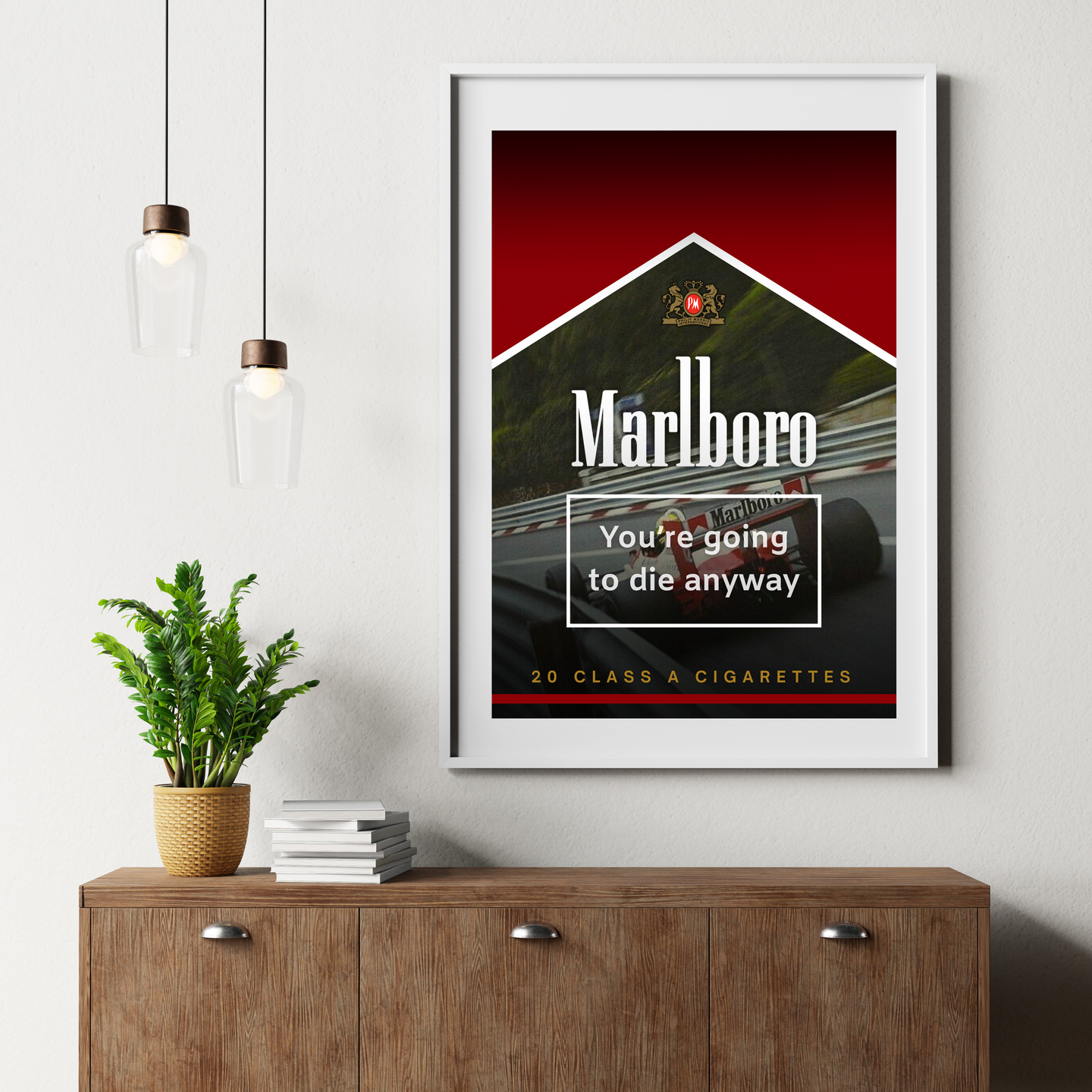Formula 1 x Marlboro Vintage Poster