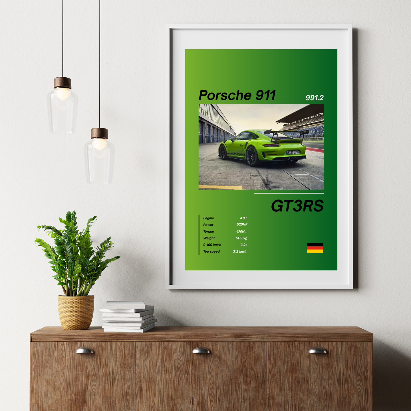Porsche 911 991.2 GT3RS Poster
