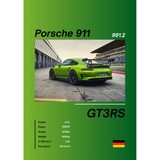 Porsche 911 991.2 GT3RS Poster