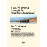 Porsche 911 Carrera Vintage Poster